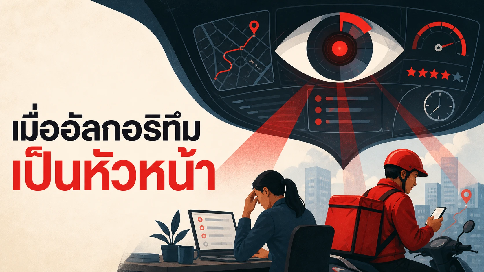 อัลกอริทึมเป็นหัวหน้าคุณหรือยัง: บริษัทในสหรัฐฯ 90% ใช้ AI สั่งงาน-ติดตาม-ประเมินพนักงานแล้ว งานวิจัยชี้ผลกระทบต่อใจคนทำงานจริง