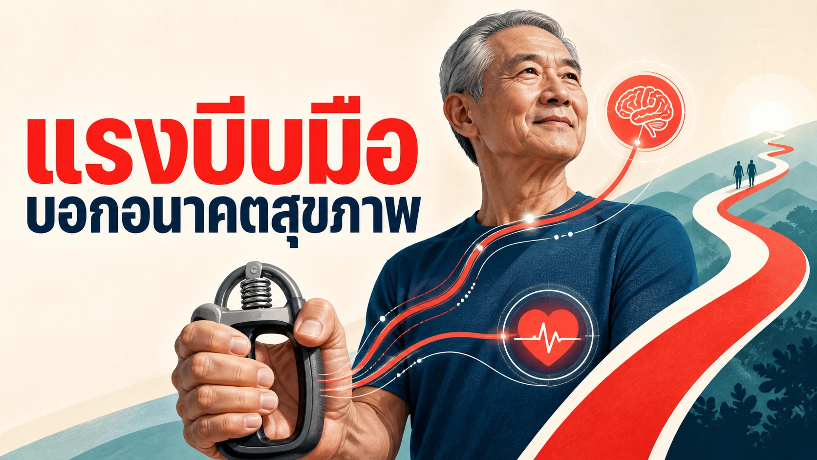 แรงบีบมือ ตัวเลขเล็กๆ ที่งานวิจัยหลักแสนคนยืนยันตรงกันว่าทำนายสมองเสื่อมและอายุขัยได้จริง