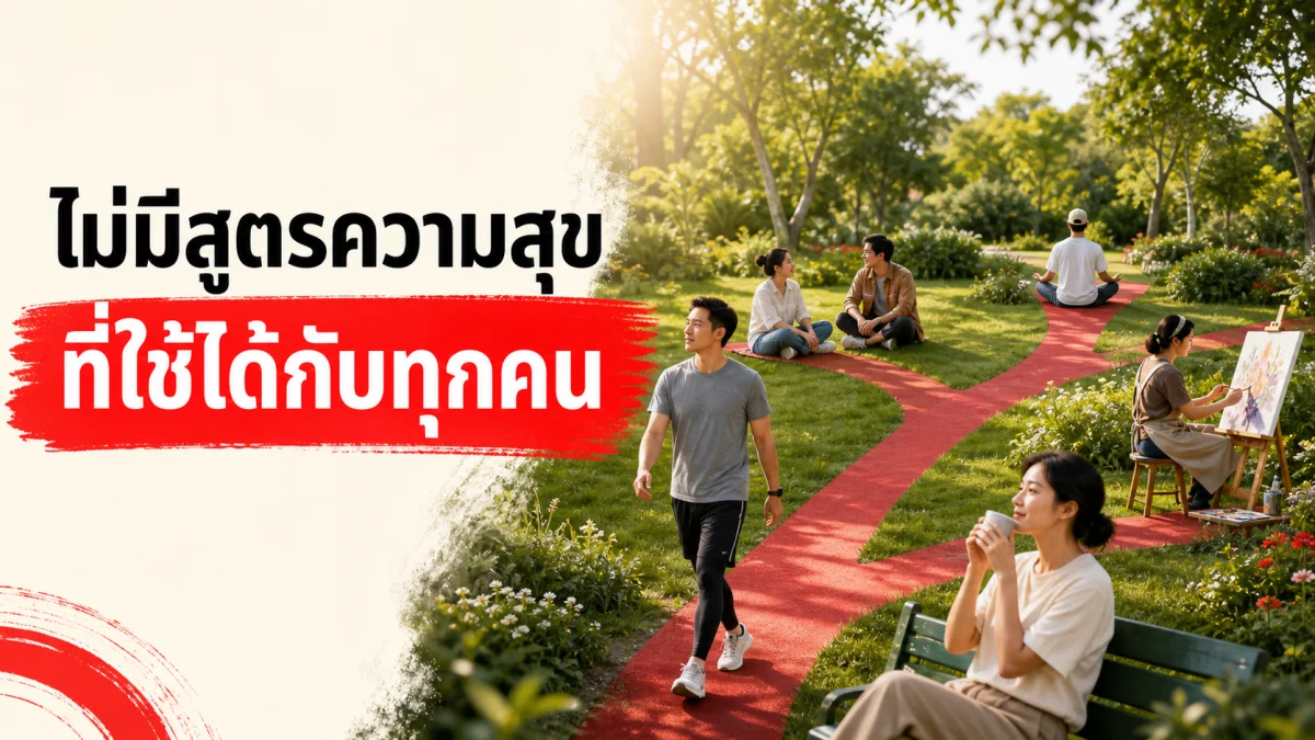 ทำไมคำแนะนำเรื่อง "ความสุข" แบบเดียวที่ใช้ได้กับทุกคน อาจไม่มีอยู่จริง
