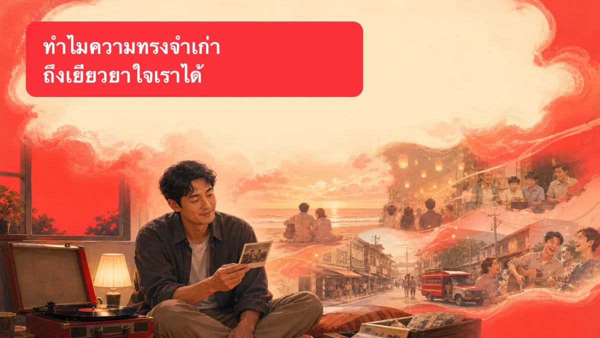 ทำไมฟังเพลงเก่าเพลงเดียว หรือเห็นรูปเก่าใบเดียว แล้วใจเราสั่นไหวขึ้นมาทันที: นอสตัลเจียกับสุขภาพใจ ที่ไม่ใช่แค่ความอ่อนไหว