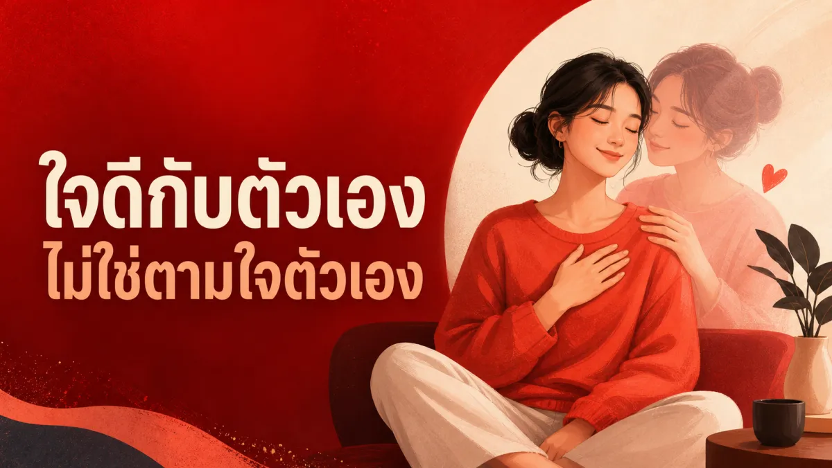 ทำไม "ใจดีกับตัวเอง" ถึงไม่ใช่แค่คำพูดปลอบใจลอยๆ แต่มีงานวิจัยรองรับจริง