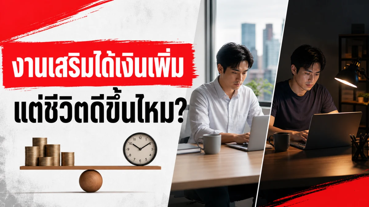 งานเสริมของคนอเมริกันที่ทำสองงานขึ้นไป สร้างรายได้เกือบ 30% ของรายได้รวม แต่งานวิจัยชี้ว่าเงินที่ได้มาไม่ได้แปลว่าชีวิตดีขึ้นเสมอไป